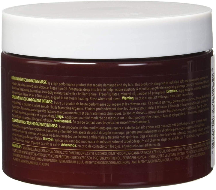 Nywele Keratin Infused Intense Hydrating Mask 8.5oz - SULFATE, ALCOHOL, PHOSPHATE & PARABEN FREE