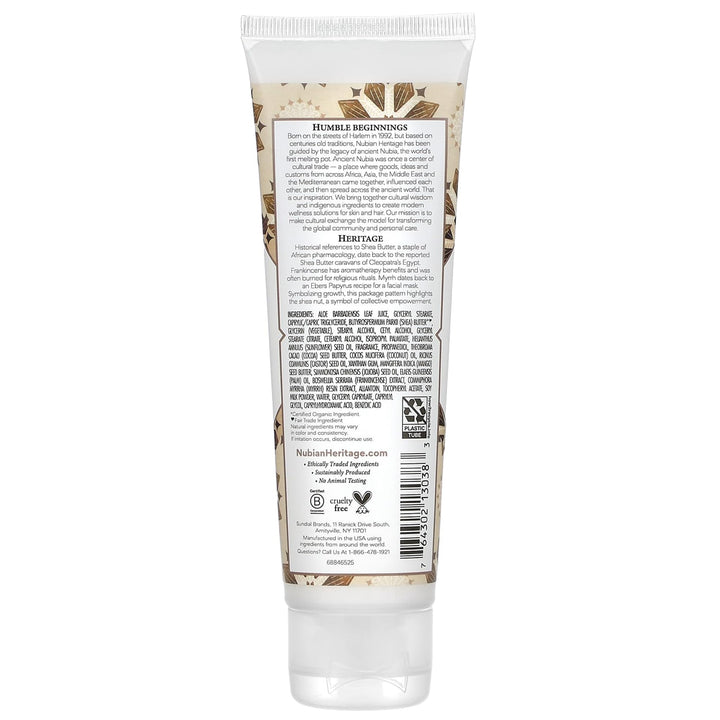Nubian Heritage Hand Cream Raw Shea and Myrrh, 118ml