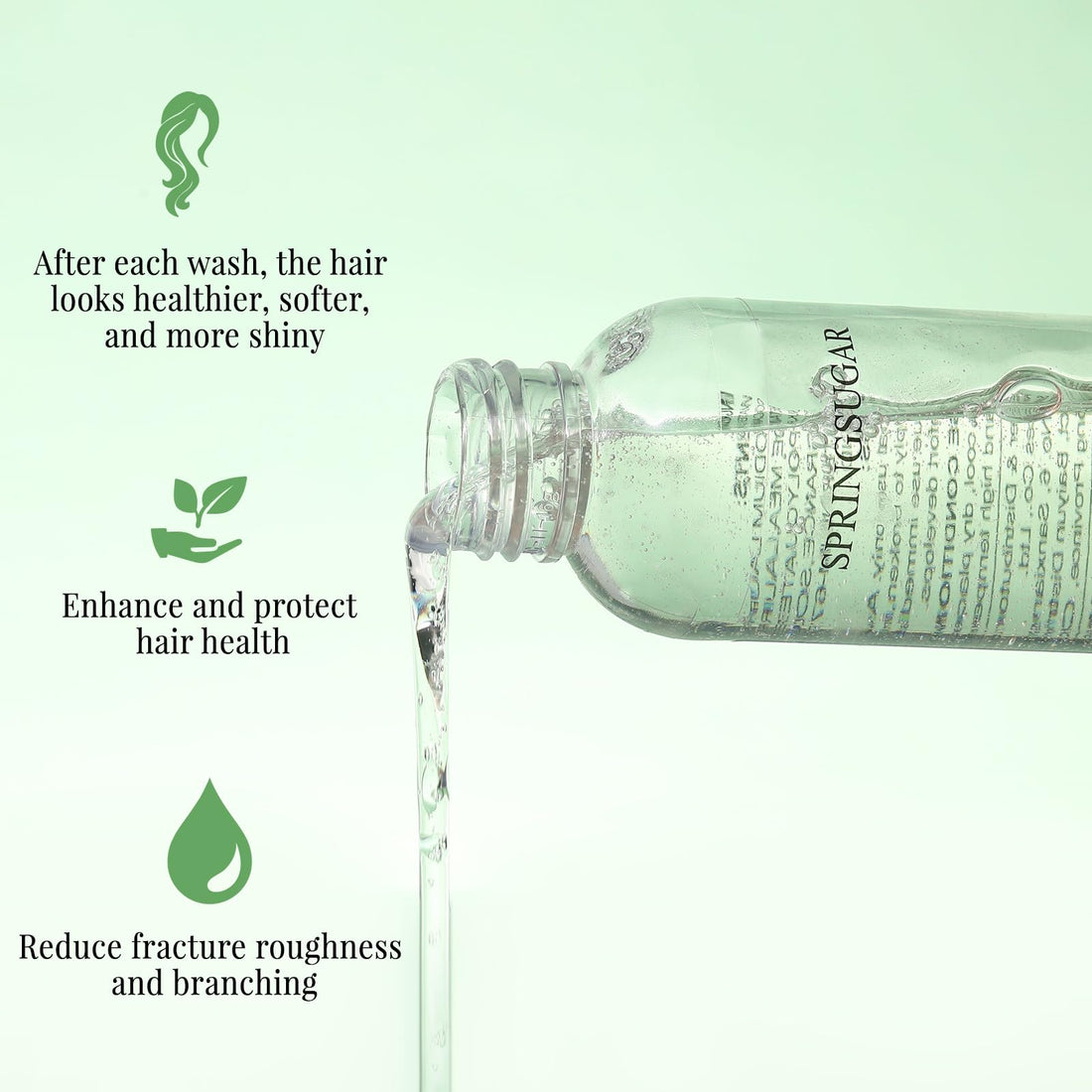 SPRINGSUGAR Hair Wax Stick Cleaning Shampoo, Deep Cleans & Easy Removal for Hair Wax Hair Gel Hair Clay Hair Spray Styling Products for All Hair Types(3.38 FL OZ)