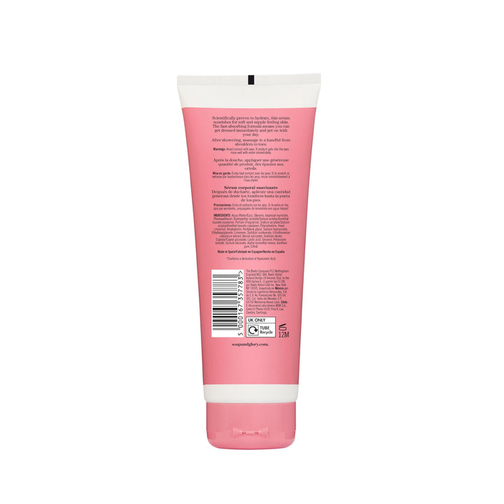 Soap & Glory Hydrate Expectations Body Serum - Thirst Quenching Hyaluronic Acid - Full-Coverage, Lightweight, Fast Absorbing Vegan Moisturizing Body Serum (8.4 Fl Oz)