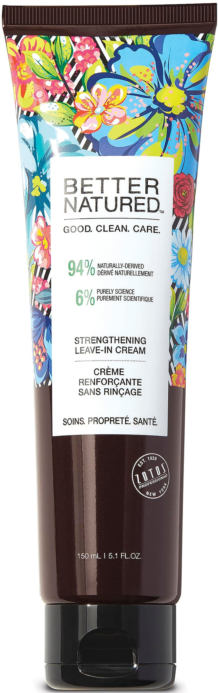 Better Natured Strengthening Leave-In Hair Cream - Stronger & Smoother Hair, Repair Damage, 5.1 fl oz