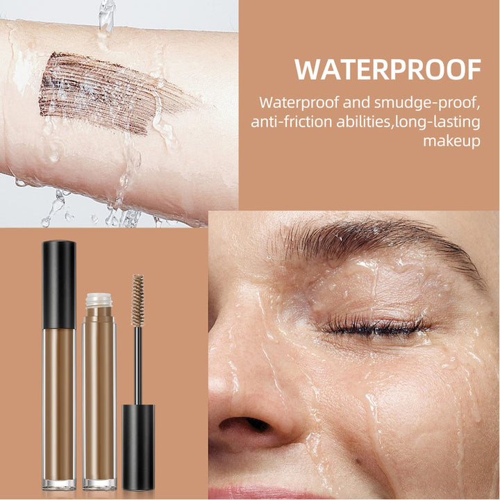 DAGEDA 2Pcs Light Brown Brow Gel, Eyebrow Setting Gel, Waterproof and Sweat-Proof, Eyebrow Repair Liquid for Brows Styling 1.81oz