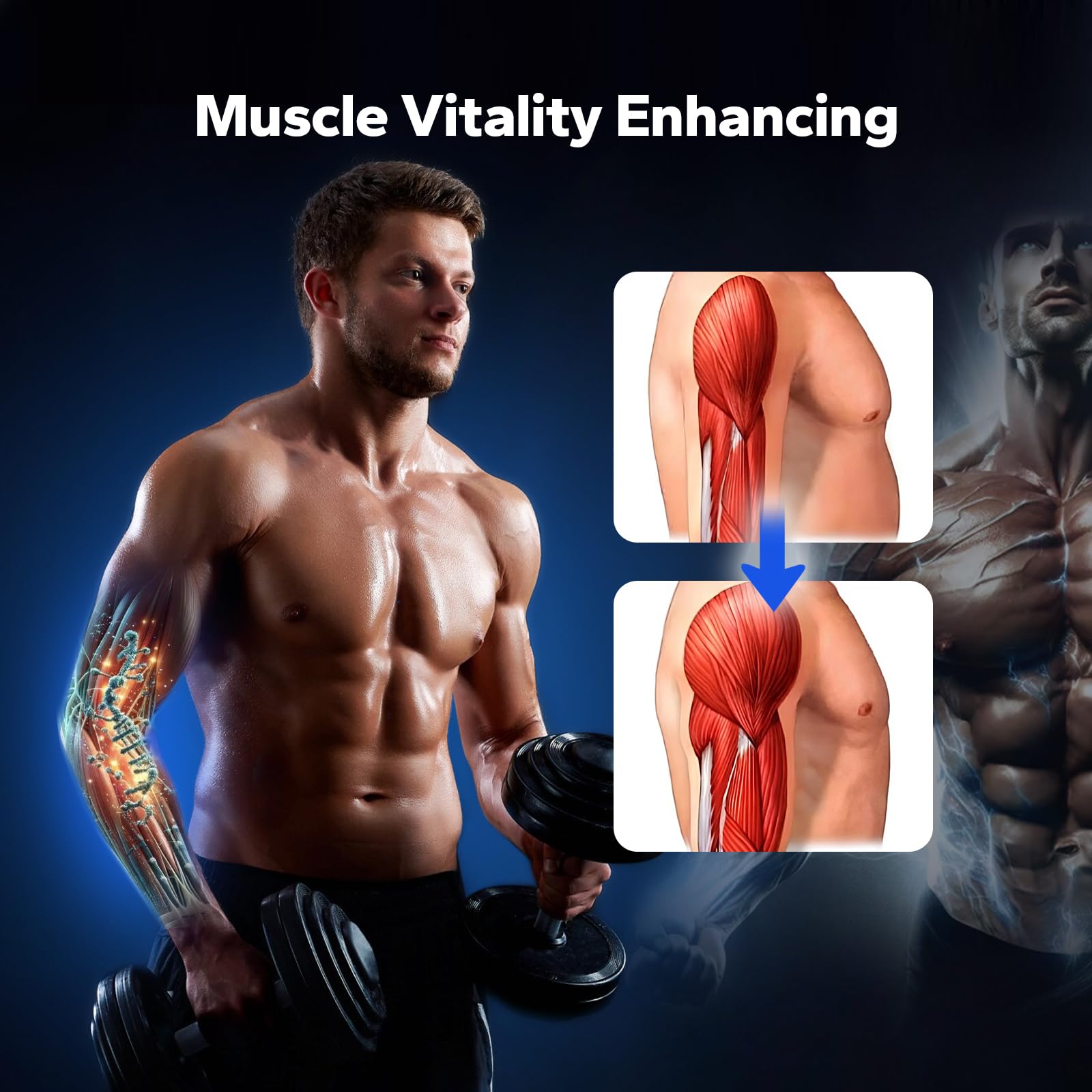 NutriNeat Triple Magnesium Complex (90 Capsules), 300mg of Magnesium Glycinate, Citrate & Malate, High Absorption, Muscle Vitality Enhancing, Boosts Performance & Strength