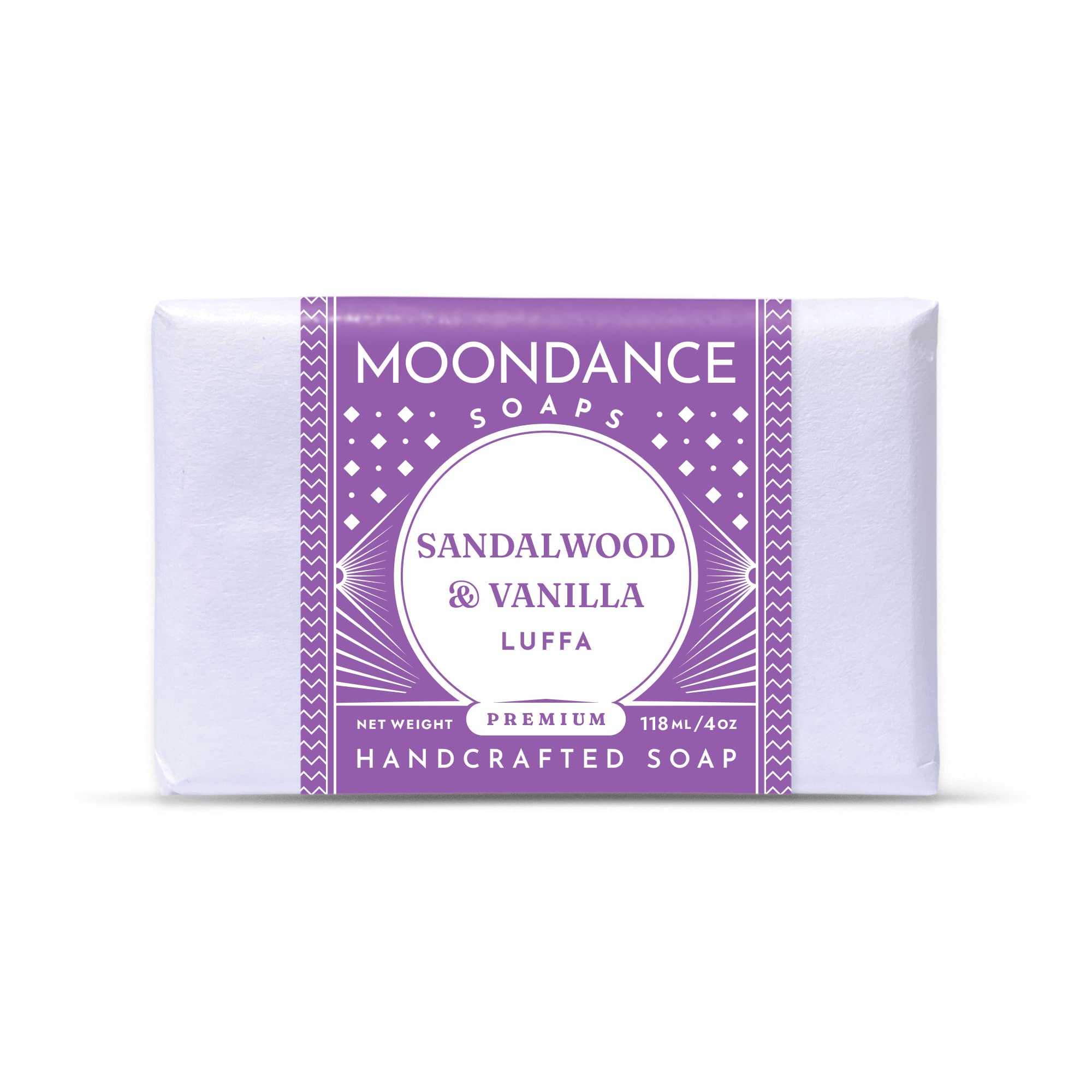 Sandalwood & Vanilla Soap - 4 oz bar by MoonDance Soaps & More