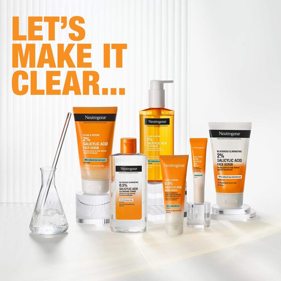 Neutrogena Clear & Defend Facial Scrub - 150 ml