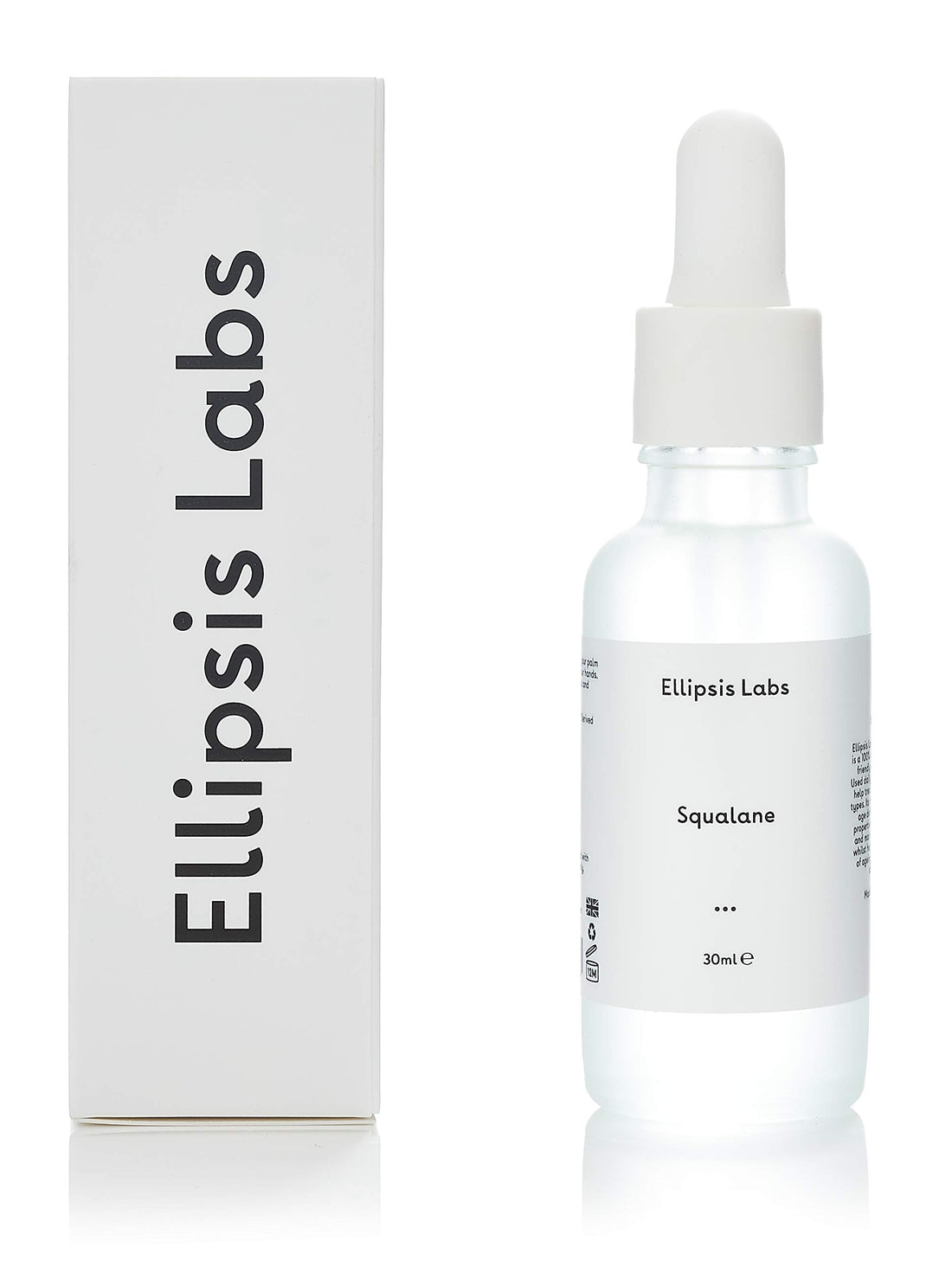 Ellipsis Labs Squalane Oil, 100% Natural Olive derived Squalane Oil, a Deep Moisturizer for targeting Dry Skin with Anti-Aging Properties (1oz / 30ml)