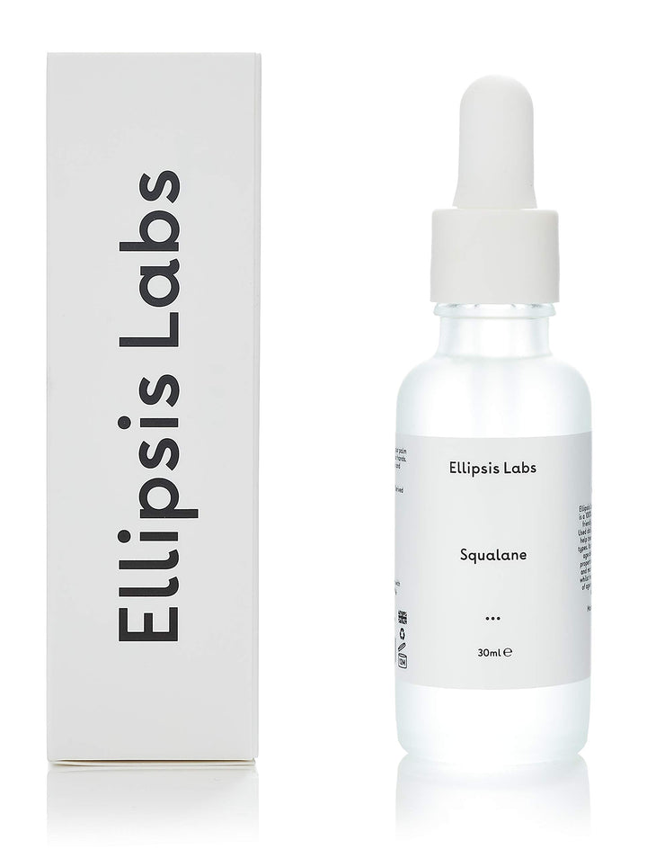 Ellipsis Labs Squalane Oil, 100% Natural Olive derived Squalane Oil, a Deep Moisturizer for targeting Dry Skin with Anti-Aging Properties (1oz / 30ml)