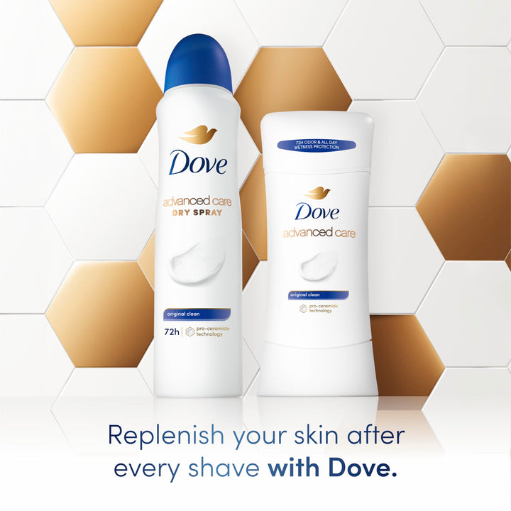 Dove Advanced Care Antiperspirant Deodorant, Original Clean, 2.6 oz, 4 count