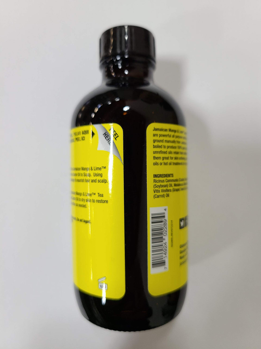 Jamaican Mango & Lime Black Castor Oil (Tea Tree) 4oz