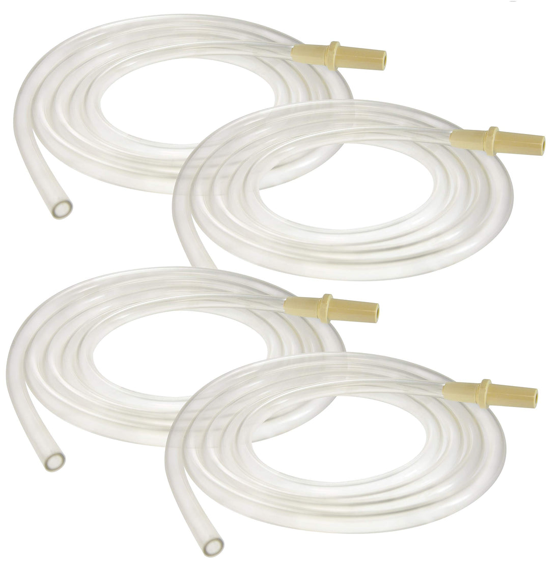 Nenesupply Tubing x 4 Compatible with Pump in Style Advanced Breastpump Replacement Parts for Medela Tubing. Transparent Plastic Tubing. Not Original Medela Pump Parts