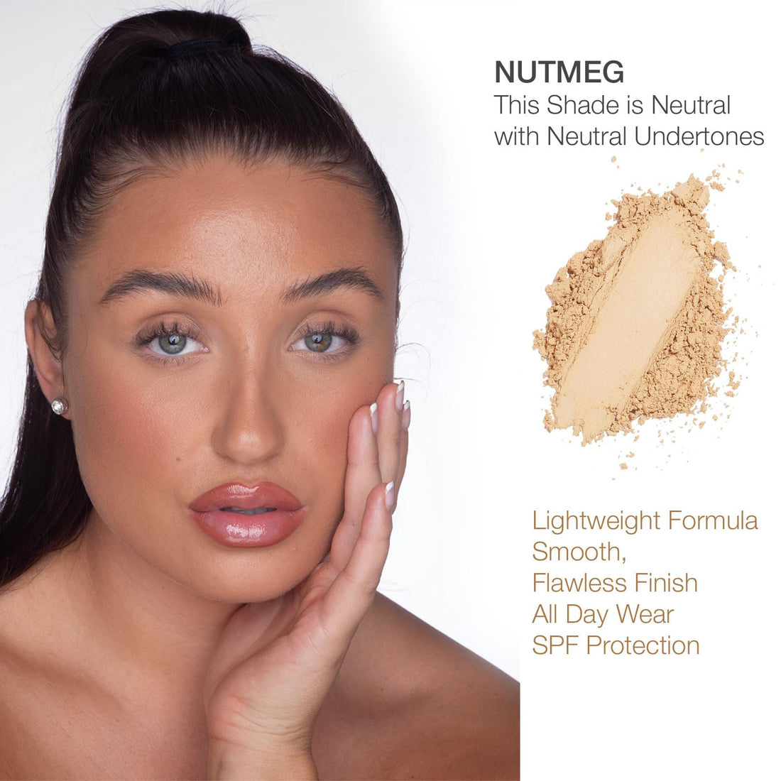 Bella Pierre Mineral Foundation (Nutmeg), 0.3-Ounce