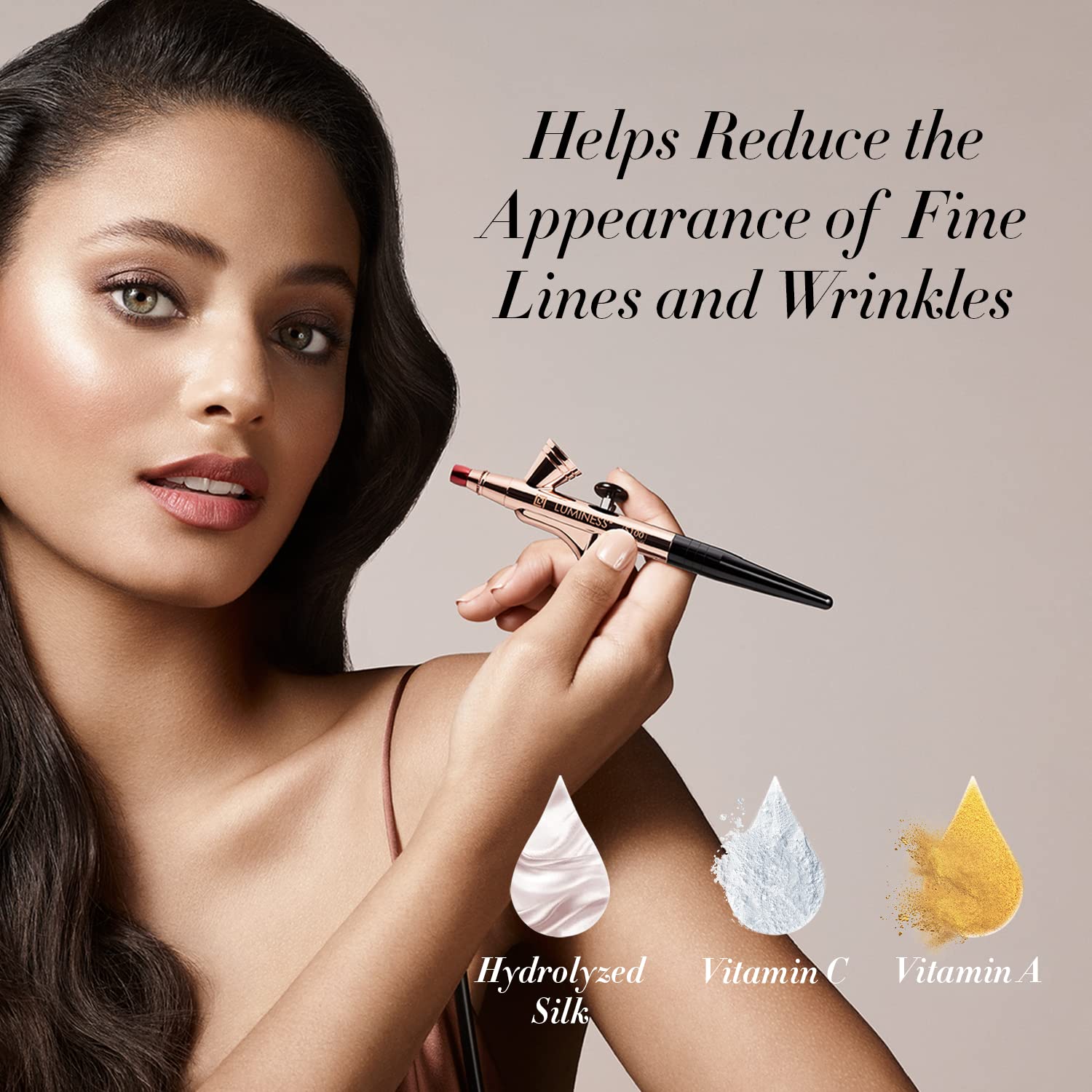 Luminess Air Airbrush Rich-Silky Finish 4-in-1 Foundation, Shade Bloom SK2, 0.55 Fluid Ounce