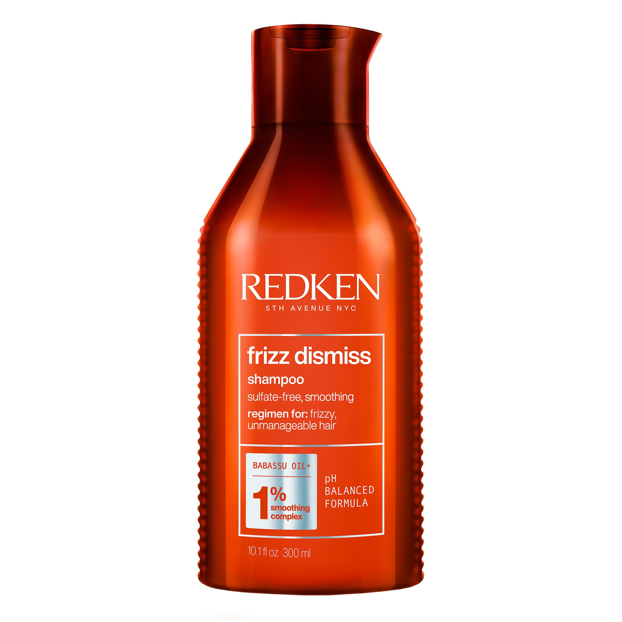Redken Frizz Dismiss Shampoo | For Frizzy Hair | Smooths Hair & Manages Frizz | Sulfate Free | 10.1 Fl Oz, 10 fl. oz