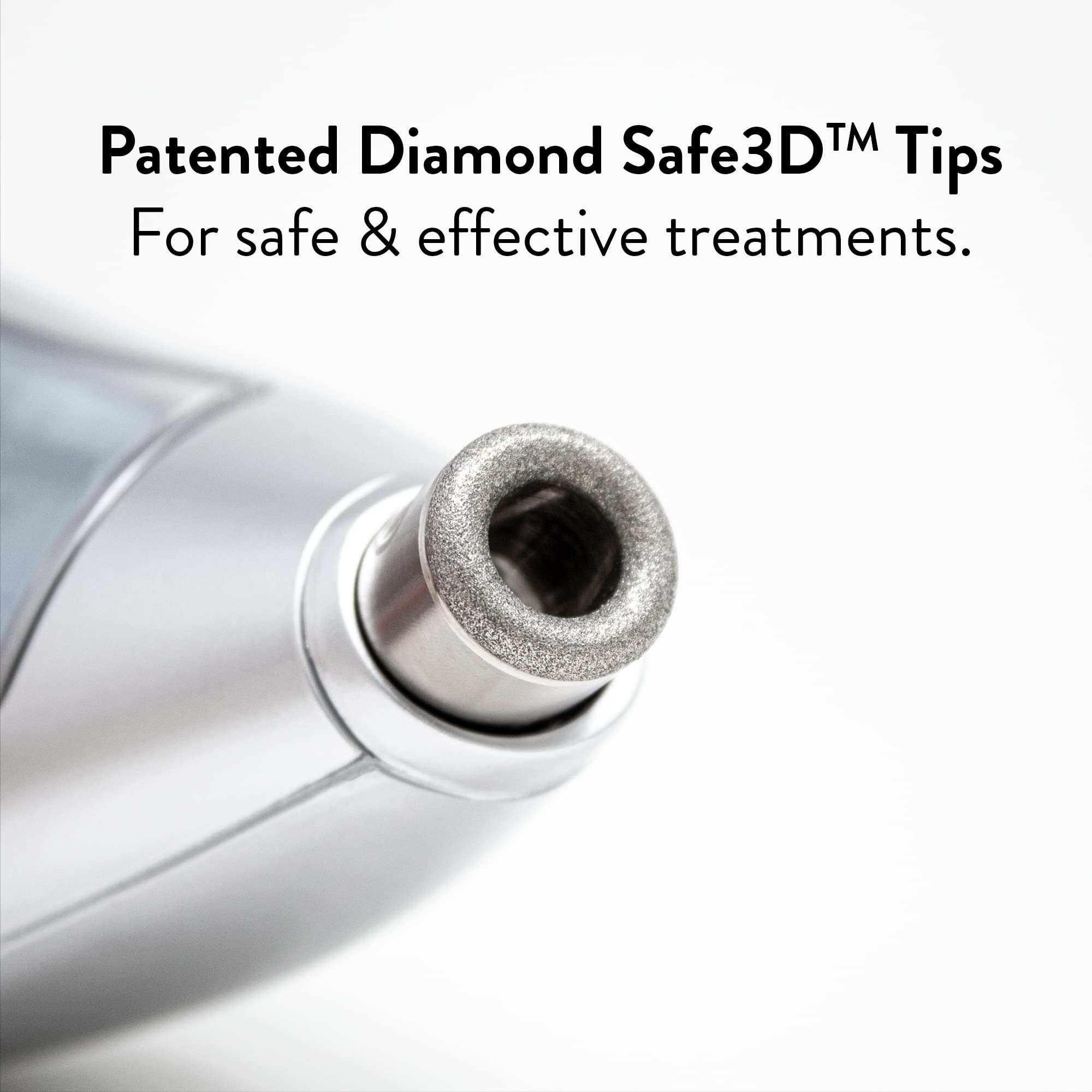 Microderm GLO Premium Diamond Microdermabrasion Tips by Nuvderm - Medical Grade Stainless Steel Accessories