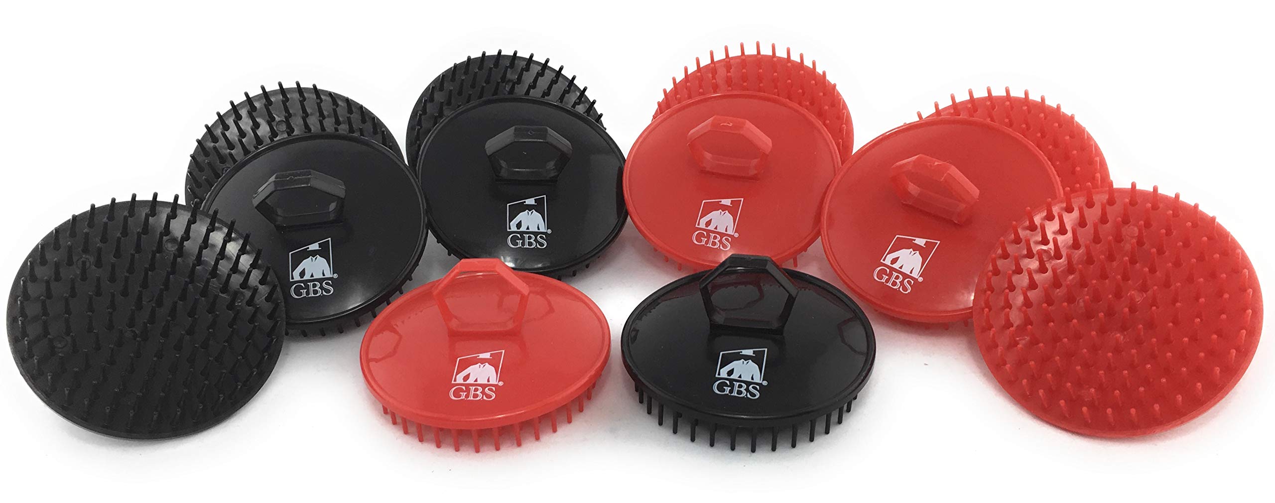 Genco Scalp Pocket Shampoo Brush - 12 Pack - Multi Color