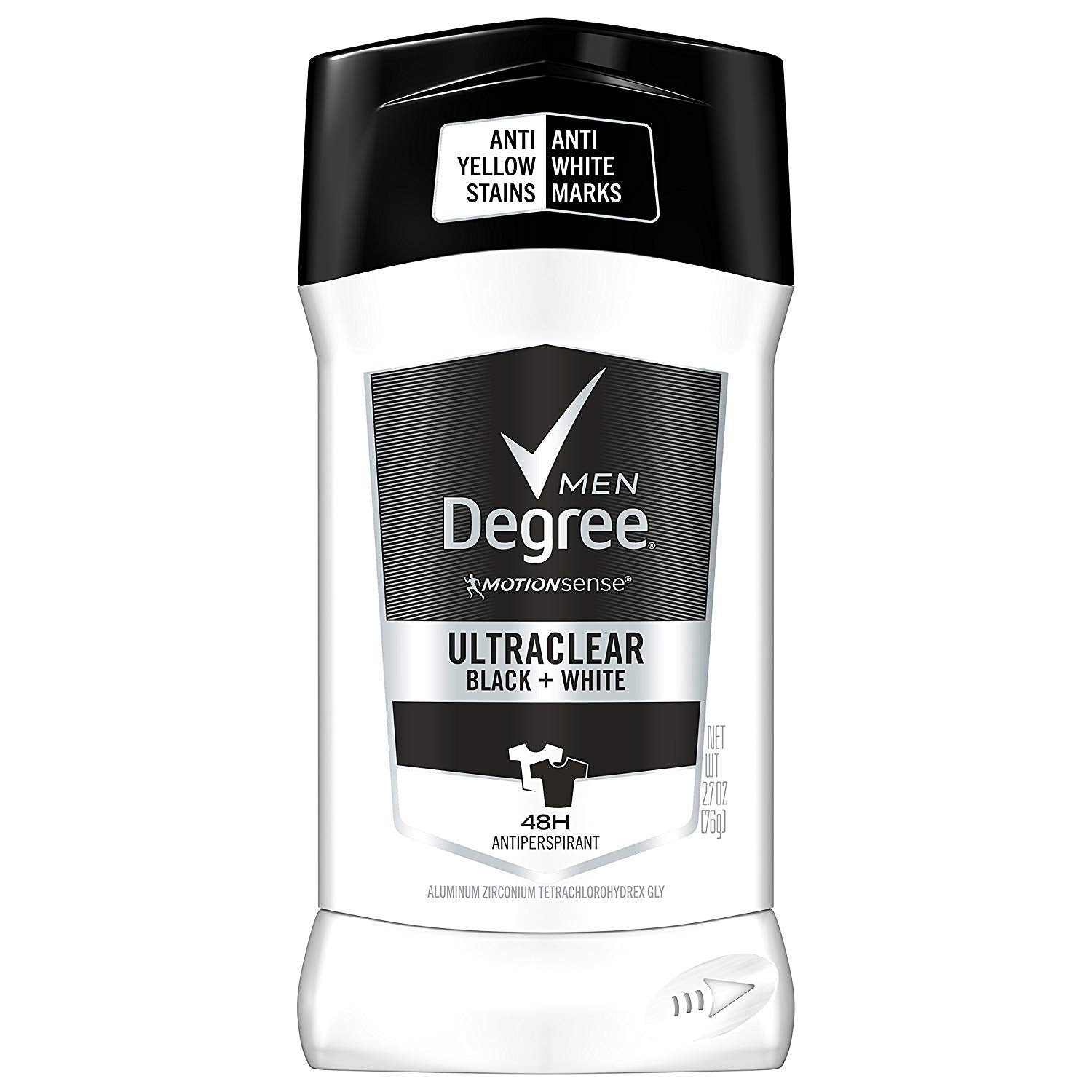 2.7 oz, (Pack of 12) , Black + White : Degree Men UltraClear Antiperspirant Deodorant, Black + White 2.7 oz (Pack of 12)