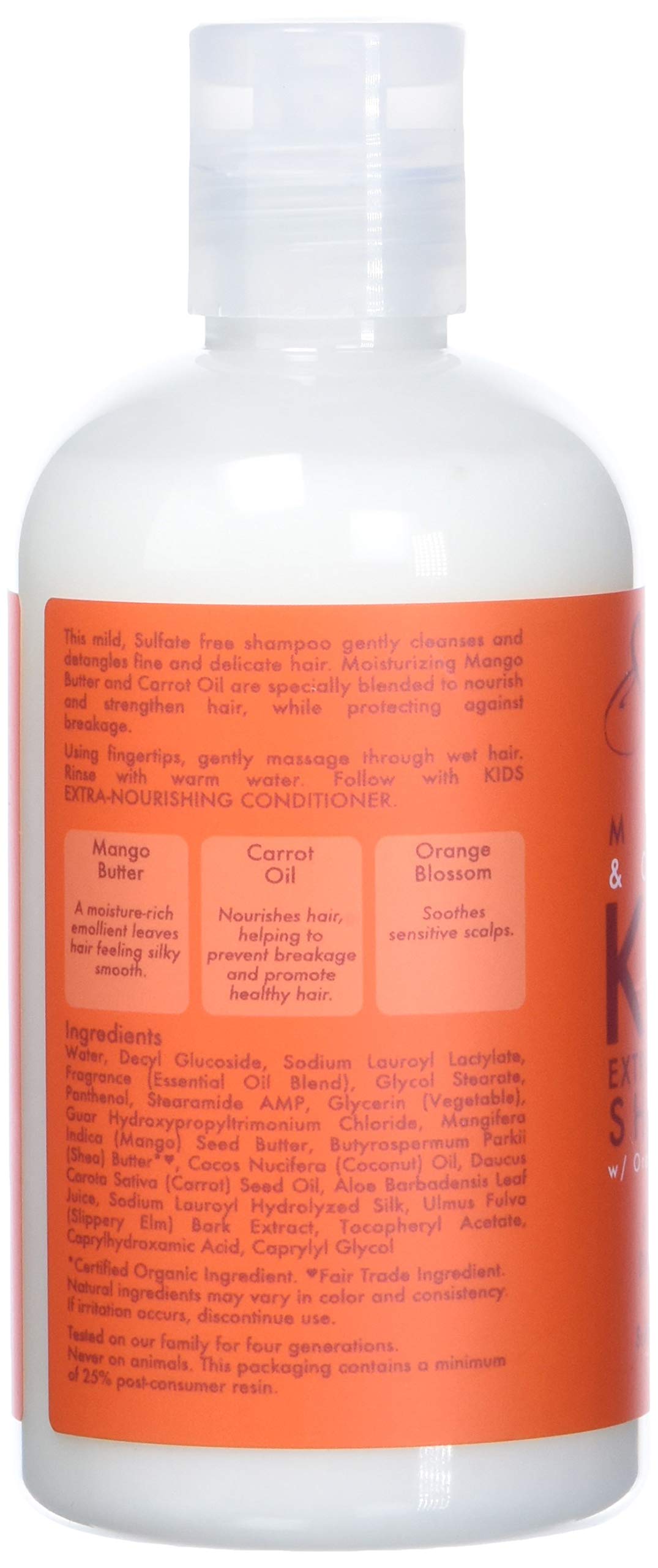 Shea Moisture Sheamoisture Mango & Carrot Kids Extra-nourishing Shampoo - 237 ml