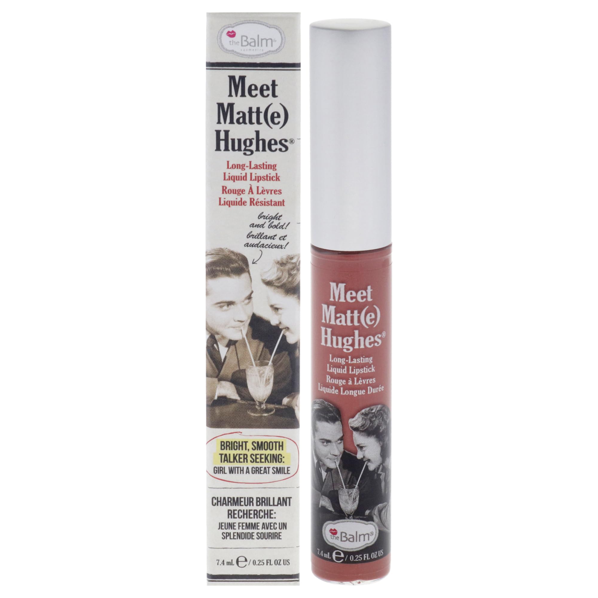 theBalm Meet Matt(e) Hughes Set of 6 Mini Long-Lasting Liquid Lipsticks, 0.04 Ounce (Pack of 6)