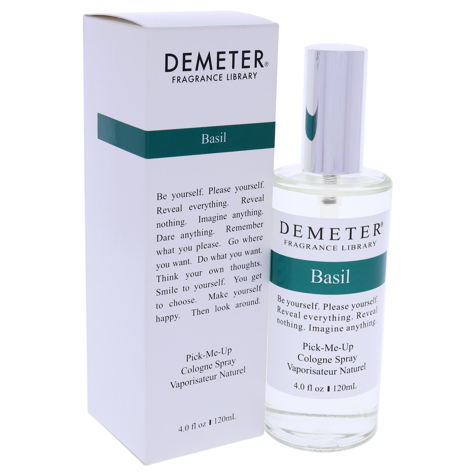 Demeter Cologne Spray for Women, Basil, 4 Ounce