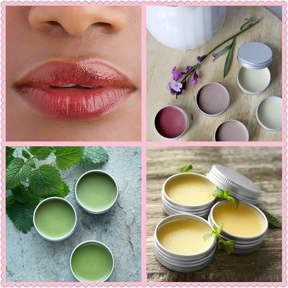 Aluminum Tin Jars, Cosmetic Sample Metal Tins Empty Container Bulk, Round Pot Screw Cap Lid, Small Ounce for Candle, Lip Balm, Salve, Make Up, Eye Shadow, Powder (12 Pack, 1 Oz/30ml)