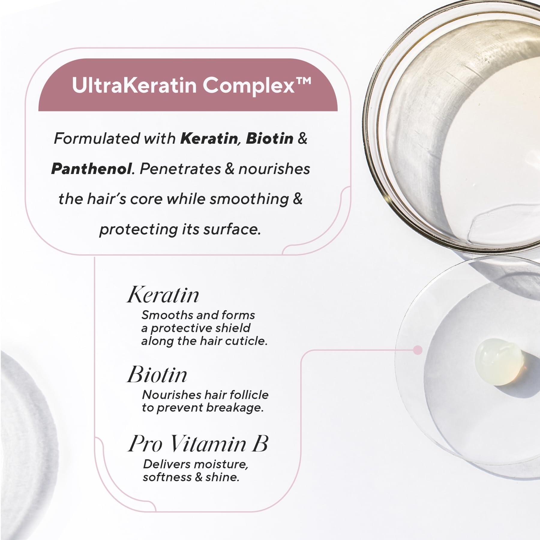 Infusion K Keratin Anti-Breakage Shampoo & Conditioner with UltraKeratin Complex | Hydrates & Strengthens | Enhances Softness & Shine | Color Safe | Paraben, Cruelty, & Sulfate Free - Duo Pack