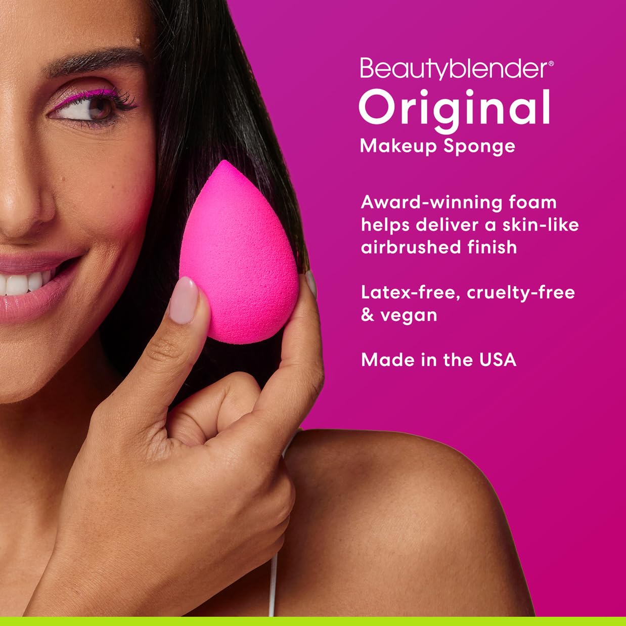 BEAUTYBLENDER ORIGINAL Makeup Sponge for Foundations, Powders & Creams