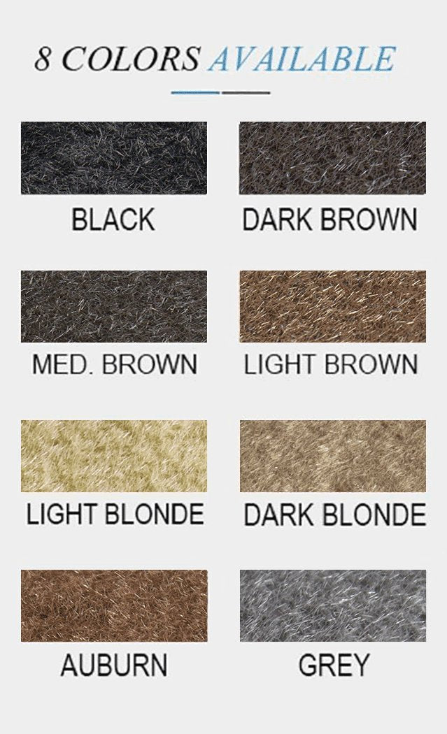 Juveker Hair Building Fibers for Men & Women - 28 Grams (Net Wt .98oz) Dark Brown AD