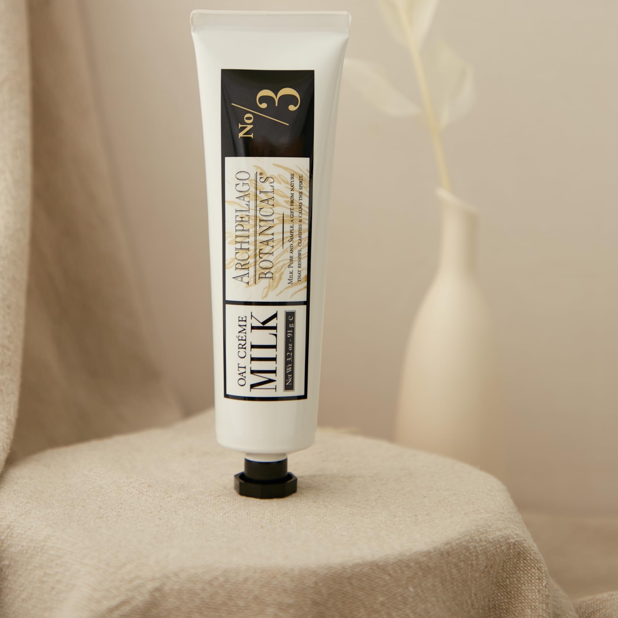 Archipelago Botanicals Oat Milk Body Creme Tube 3.2 oz cream