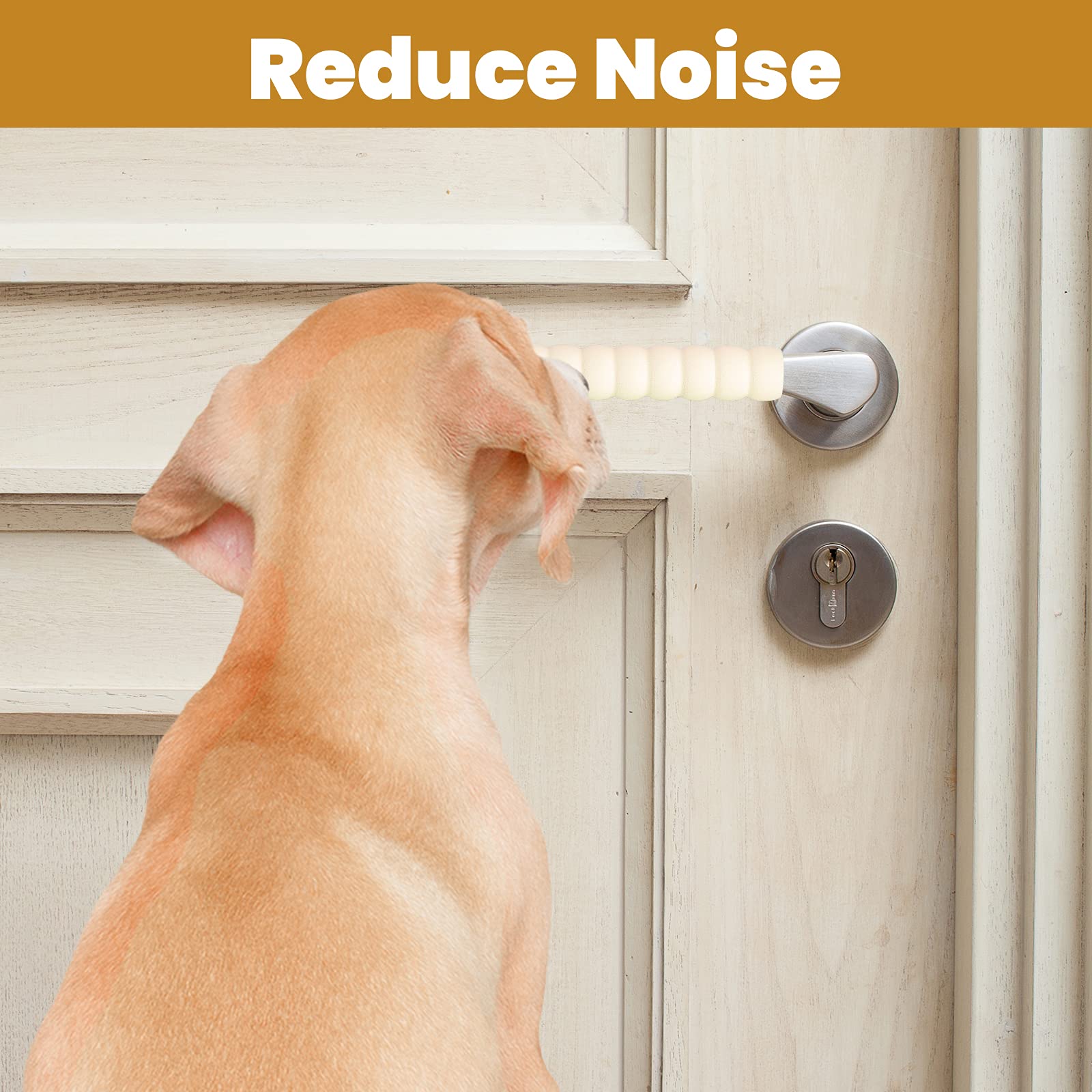 ISKYBOB Set of 5 Door Knob Covers Door Handle Foam Safety Cover Guard Protector for Kid