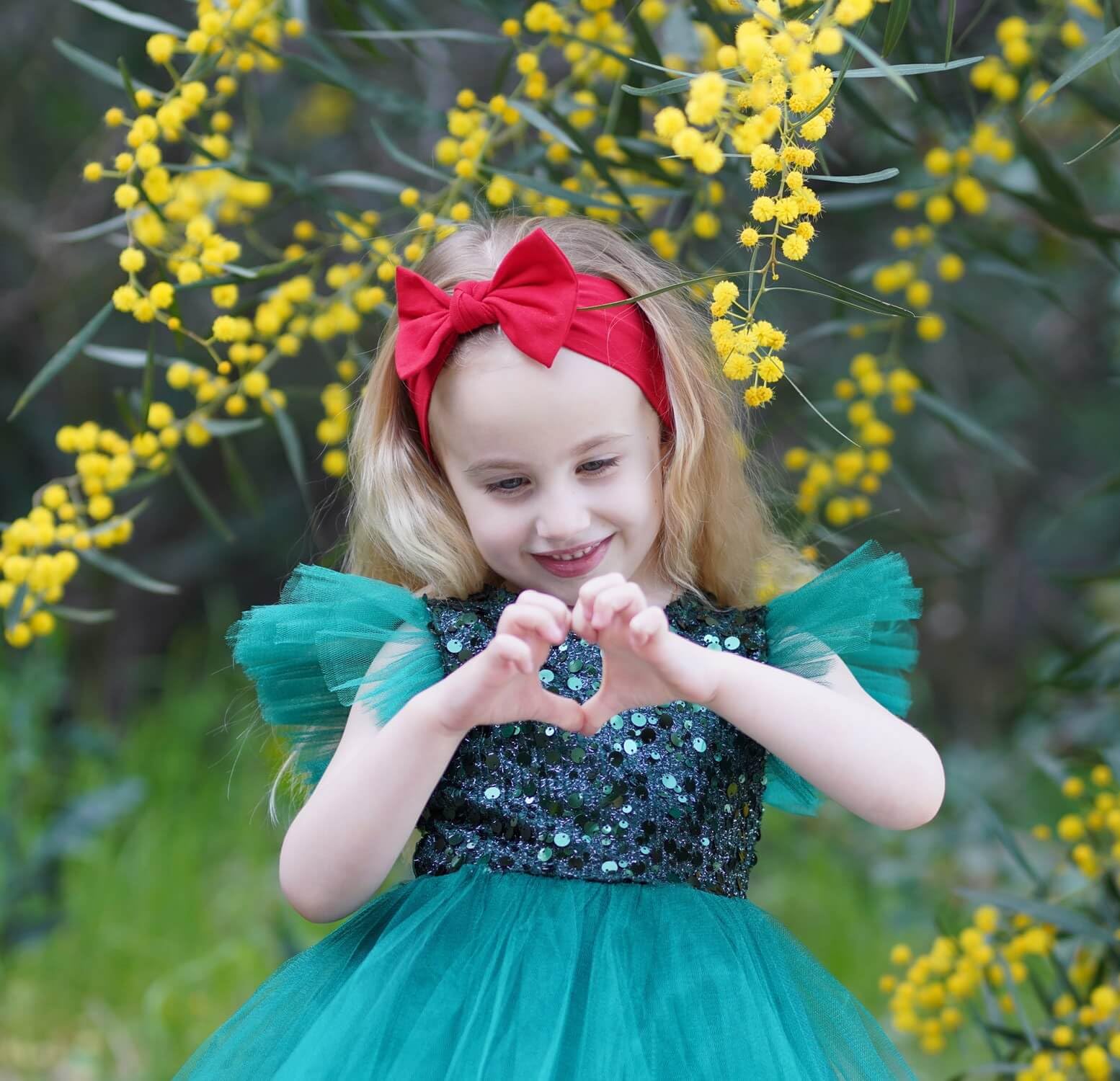 BABYGIZ Baby Girl Headbands-Infant,Toddler Cotton Handmade Hairbands with Bows Child Hair Accessories (Red)
