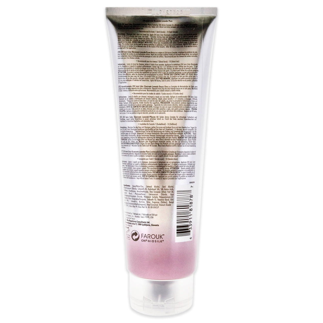CHI Ionic Color Illuminate Conditioners - 95% Natural, Sulfate, Paraben and Gluten Free, 8.5oz - Multiple Colors