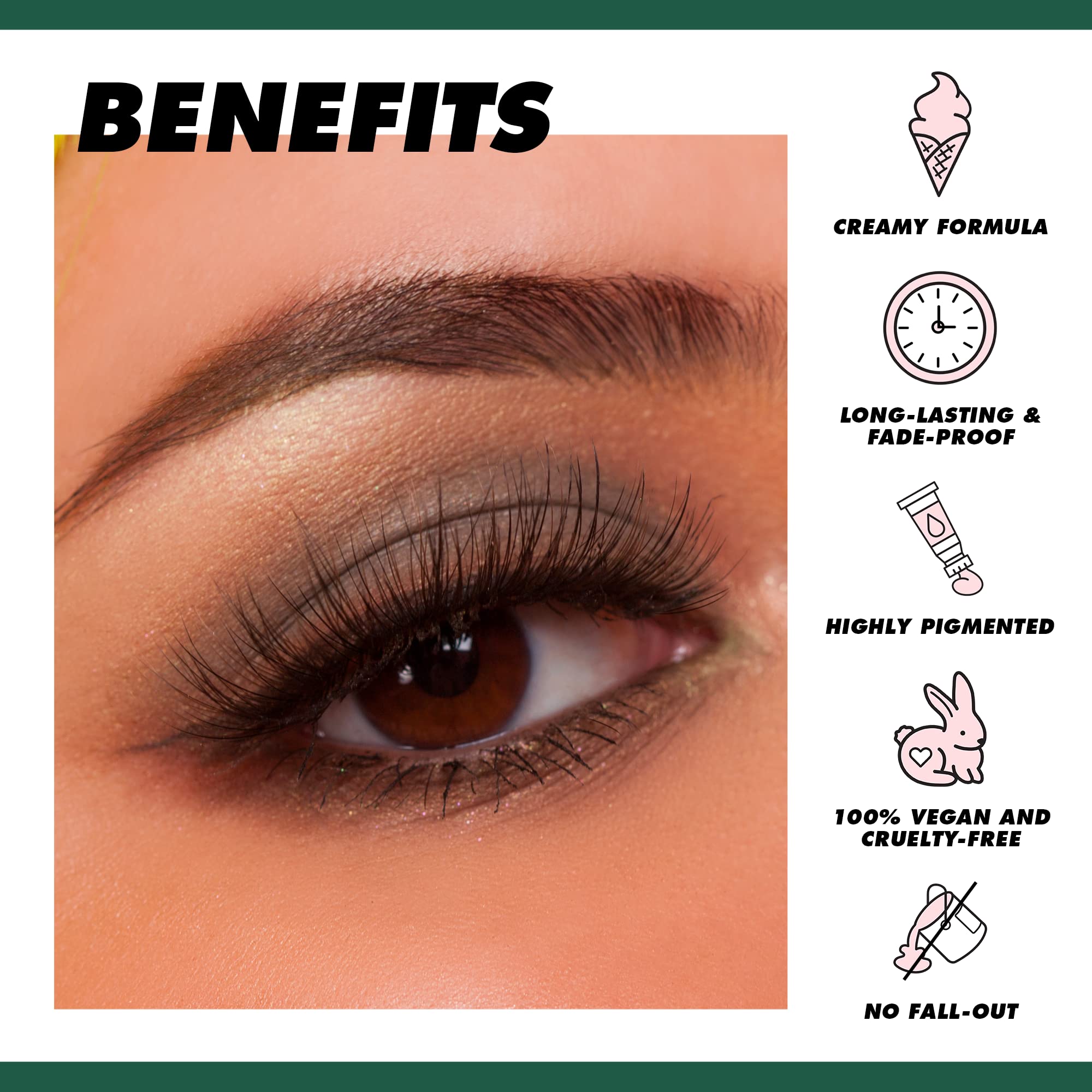 Lime Crime Eye & Face Palette, Venus XL II - 18 Highly Pigmented Matte and Metallic Shades of Earthy Tones in Pinks, Neutrals & Greens - Highly Pigmented Color & Easy to Blend - Mirrored Box