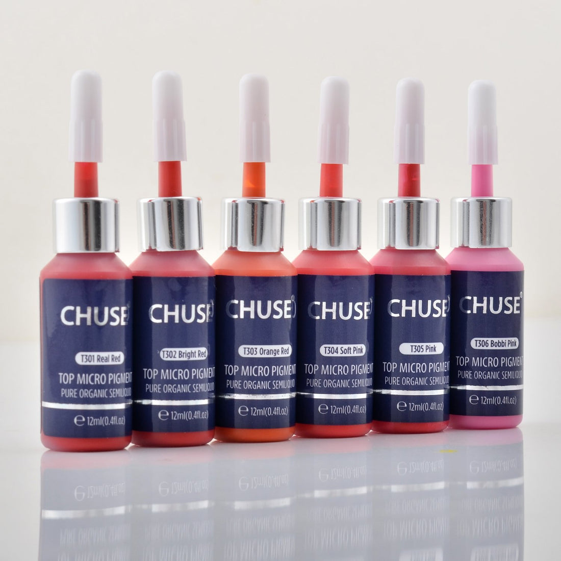 CHUSE PMU Lip Pigments 0.4oz/12ml (T301 Real Red)