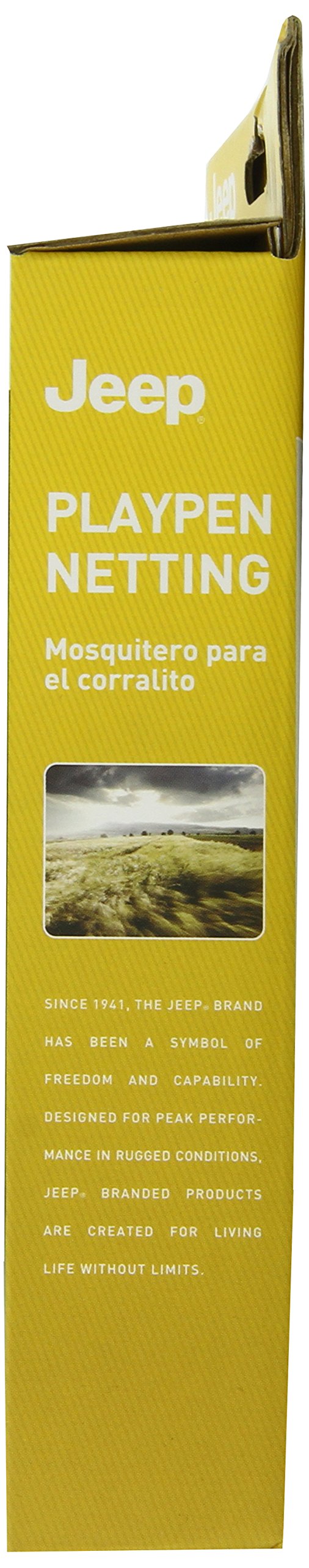 Jeep Universal Size Pack N Play Mosquito Net Tent, White