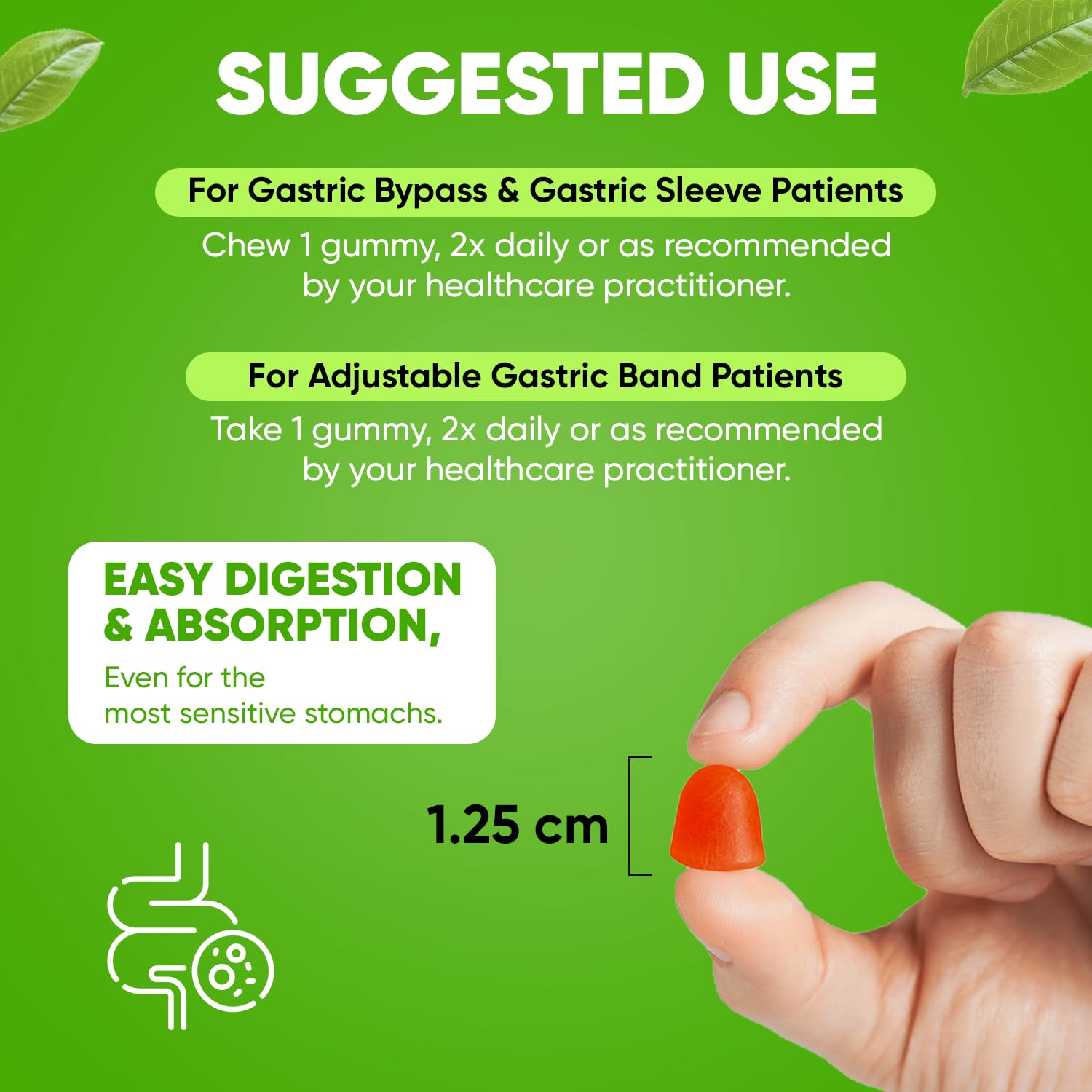 BariSlim Bariatric Vitamin Biotin Gummies - Specially Formulated Gummy Vitamin for Patients After Weight Loss Surgery - Easy to Digest and Great Tasting Fruit Flavors | 90 Fruit Chews