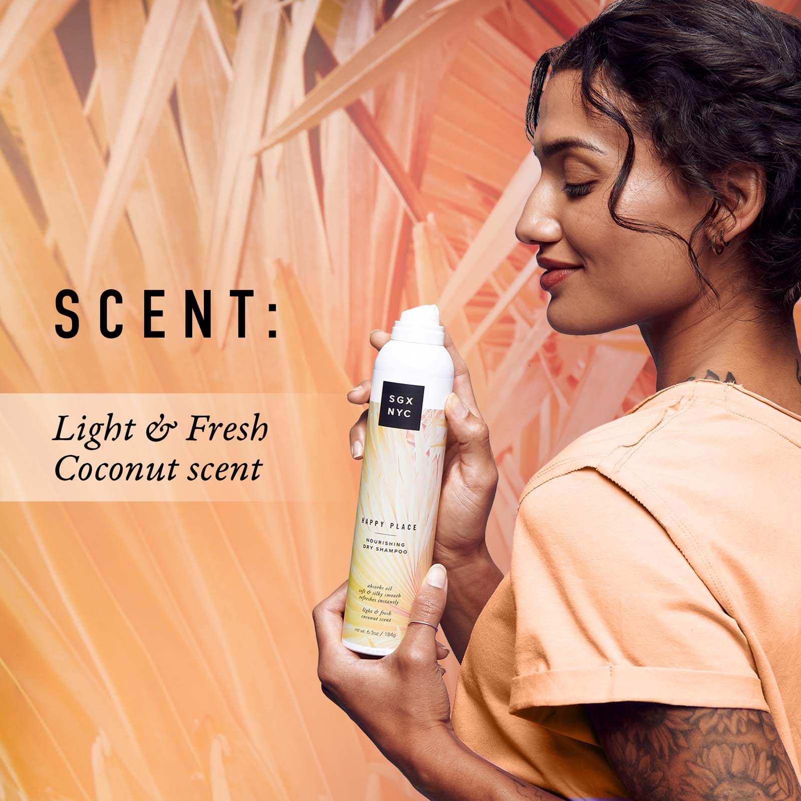 Sgx Nyc, Happy Place, Nourishing Dry Shampoo, A Reset Button For Your Hair (6.5 Ounce)