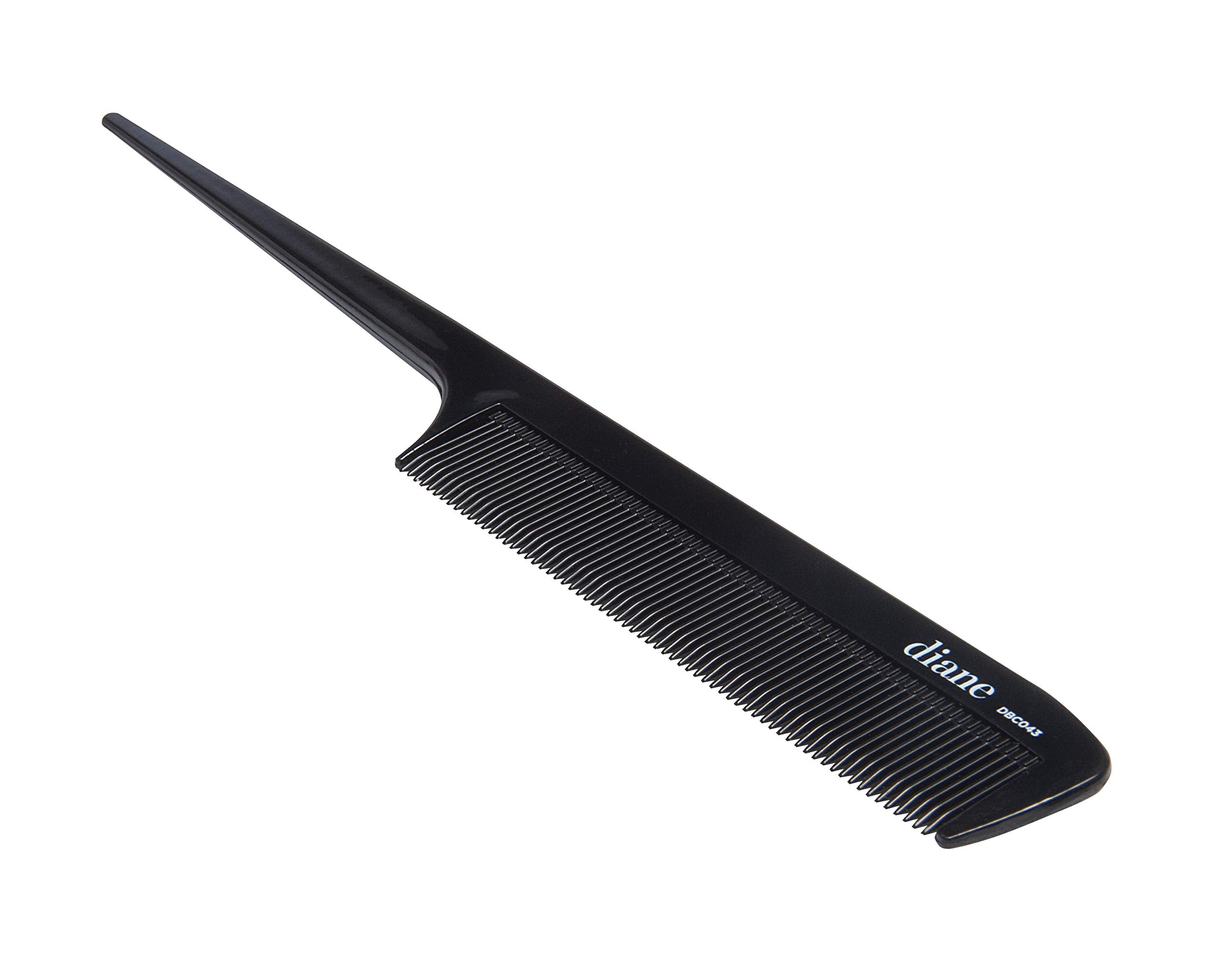 Diane Ionic DBC043 Anti-Static Rat Tail Comb, Black