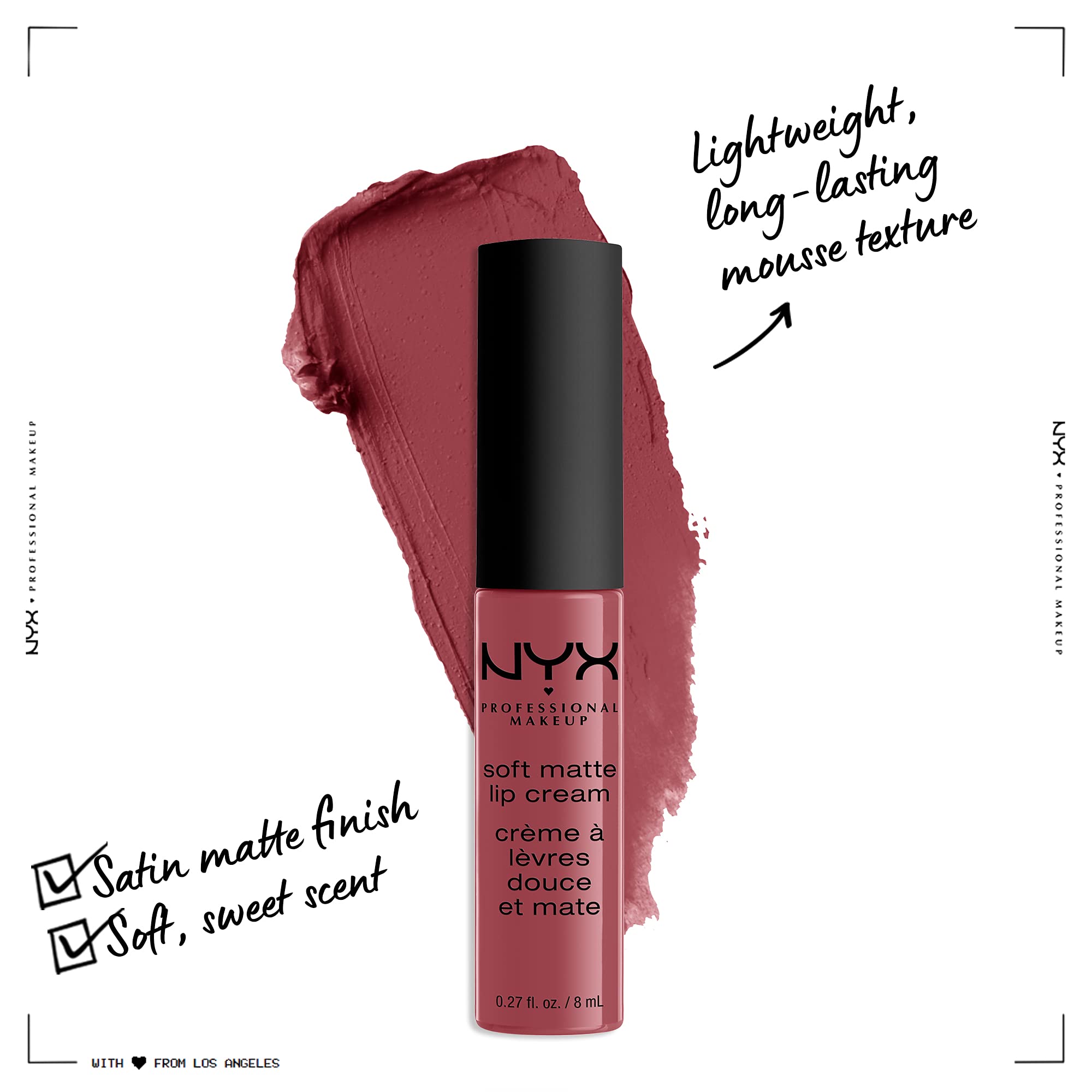 L'OREAL PROFESSIONNEL PARIS Nyx Cosmetics Soft Matte Lip Cream, Budapest