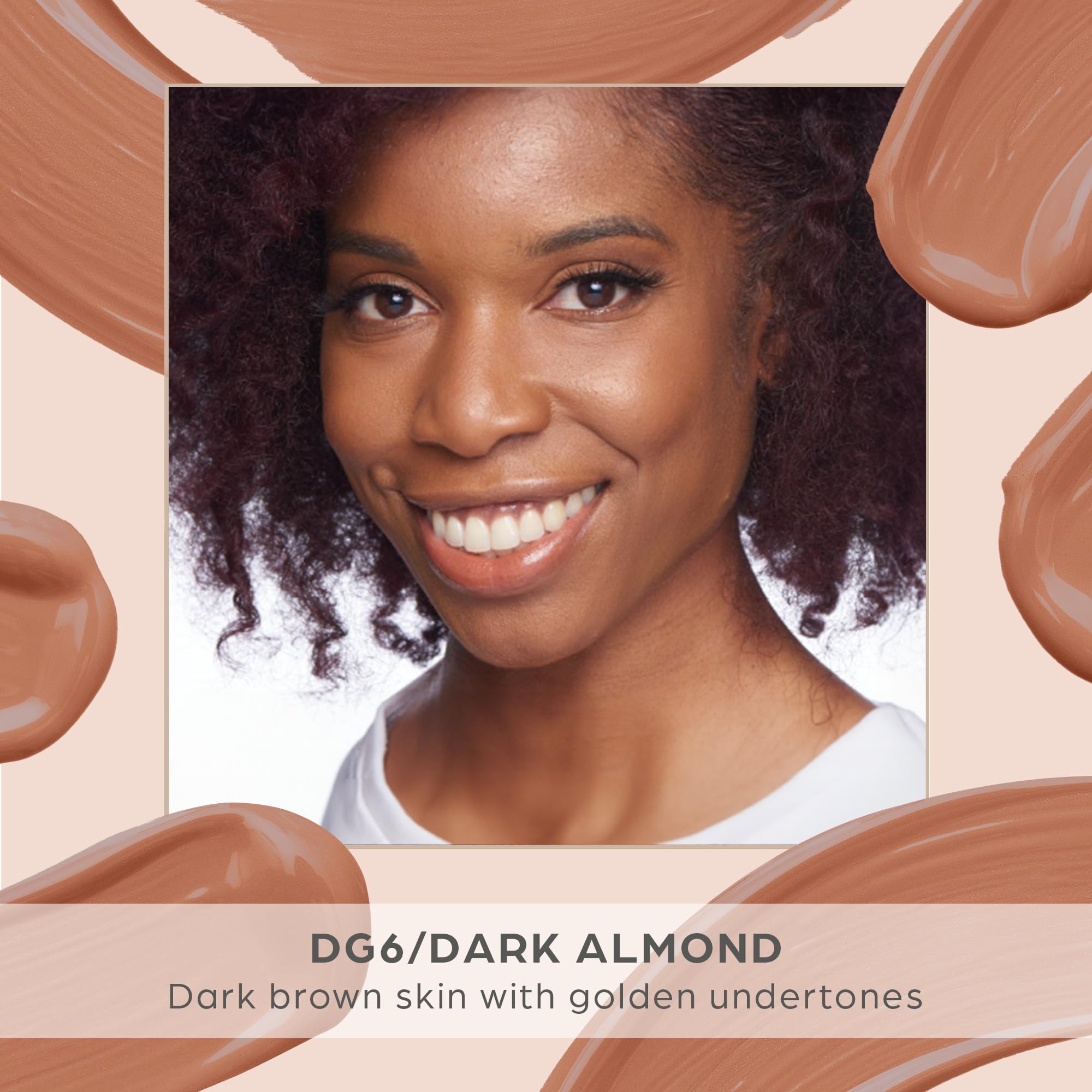 PÃƒÅ“R 4-in-1 Tinted Moisturizer With SPF 20 - Hydrating Face Moisturizer, Primer, & Foundation With Shea Butter, Aloe Vera & Vitamin B3 - Vegan Friendly - Free of Paraben, Gluten & BPA - Dark Almond