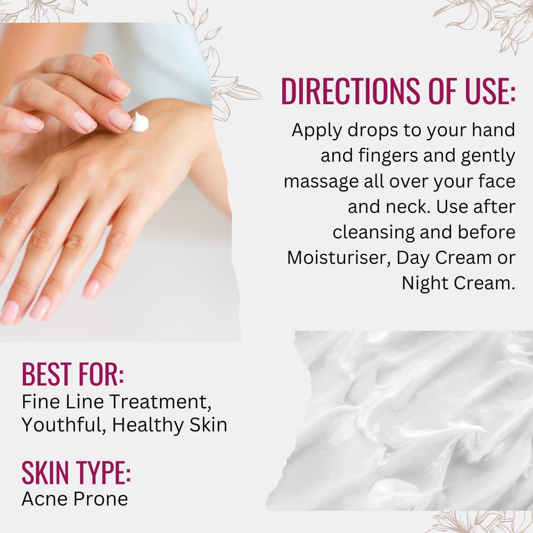 Manuka Lane Rejuvenating Night Cream With Rosemary & All Natural Exact Of New Zealand Manuka Honey