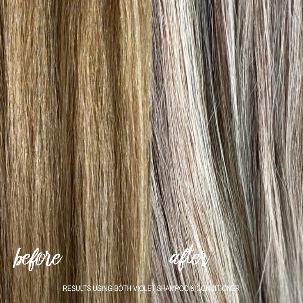Surface Hair - Pure Blonde Violet Leave-In Toning Spray - Tones, Brightens & Protects Hair - 9 fl oz