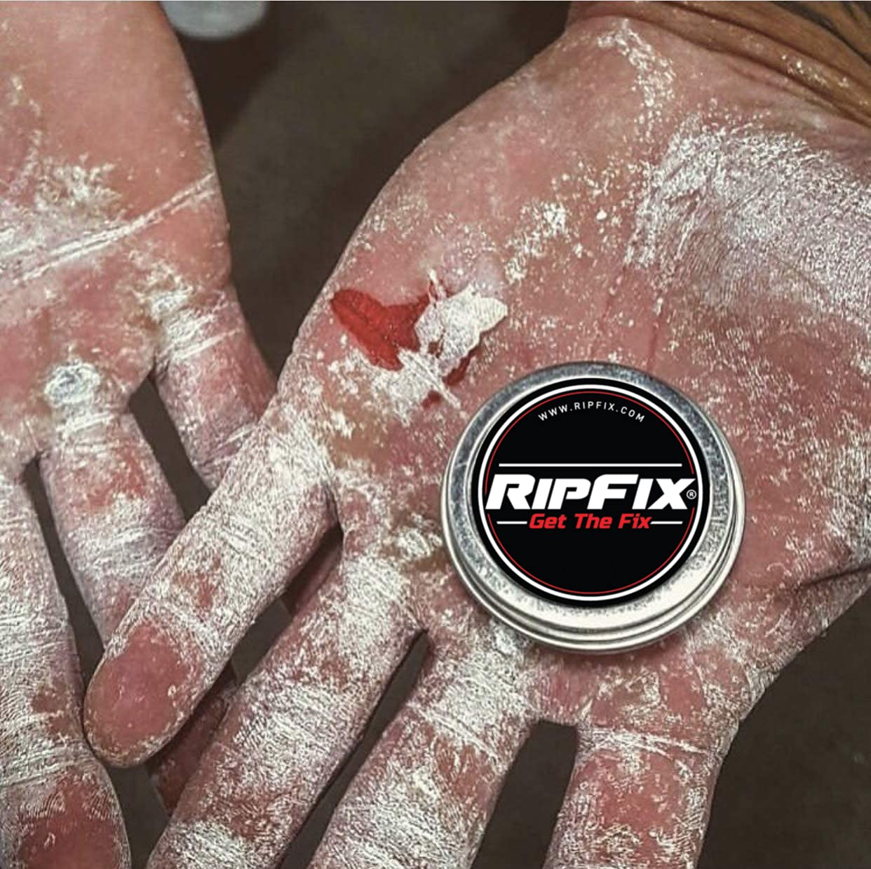 RipFix Hand Repair Balm for Dry Cracked Hands, Hand Salve for Gymnastics and Rock Climbers, Rip Fix Climbing Salve for Men and Women, Premium Gymnast Balm for Hardworking Hands, Classic 1.34 oz Tin
