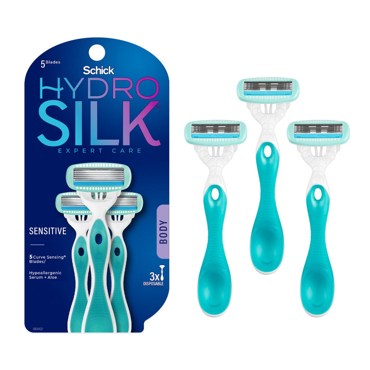 Schick Hydro Silk Disposable Razors, 3 each by Schick