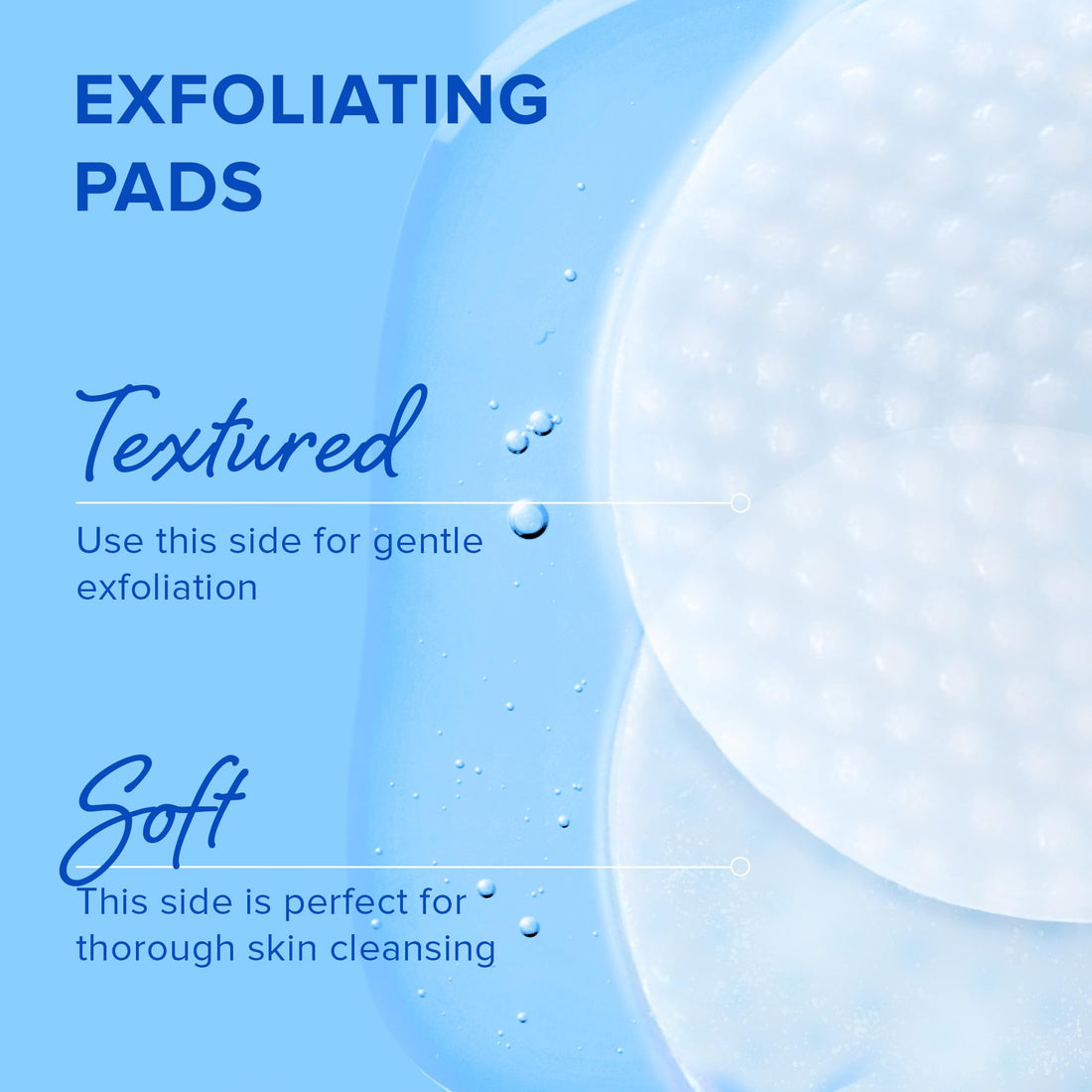 MAREE Glycolic Acid Pads - Toner Pads for Face Cleansing - Tea Tree Oil, Salicylic Acid & Vitamins E, B3, B5 - Facial Peel & Radiance Deep Cleaning Effect - 50 Count