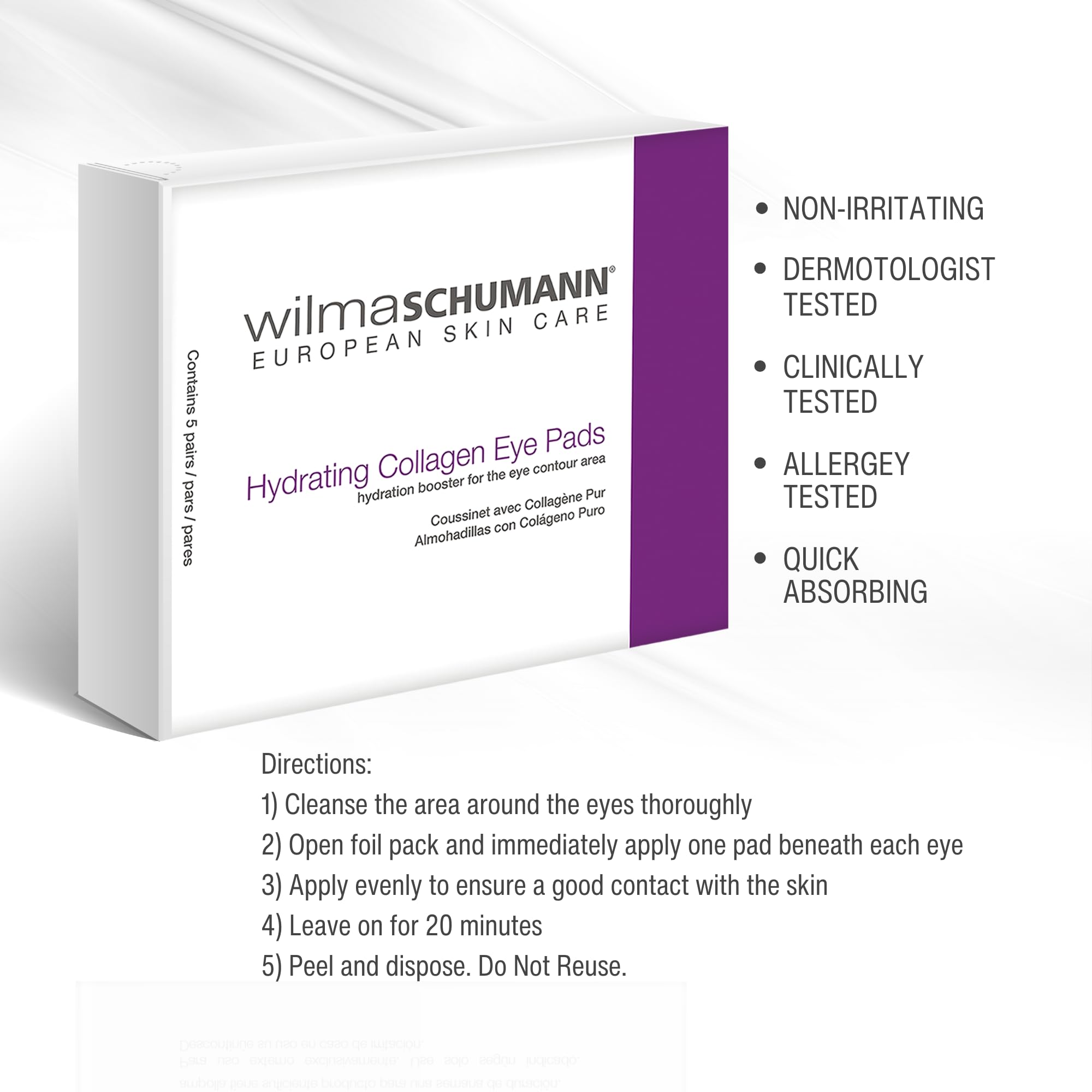 Wilma Schumann Hydrating Collagen Eye Pads by Wilma Schumann