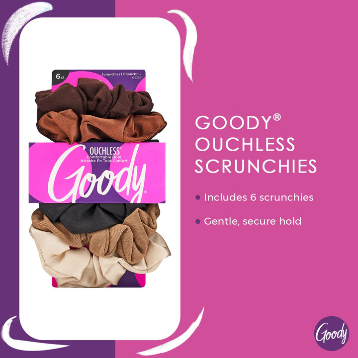 Goody Styling Essentials Ouchless Scrunchies, Starry Night, 6 Count by Goody