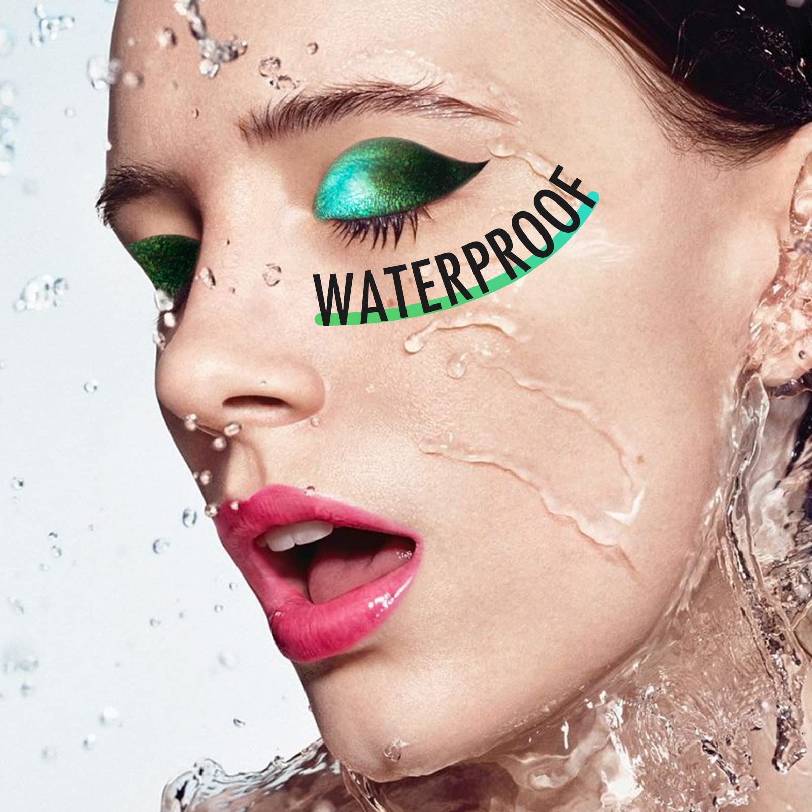 BEPHOLAN Chameleon Metallic Eyeliner - Shifting Colors Glitter Waterproof, 24h Long-Lasting Eyeliner Pen (WILD OASIS)