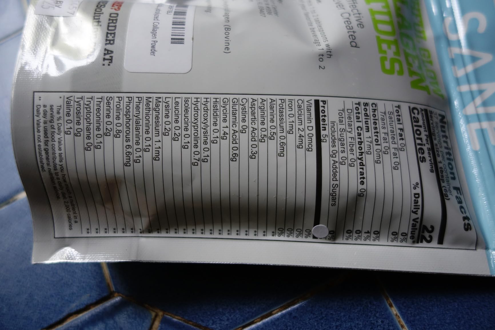 SANE MD - Youthful Glow Vital Collagen Powder - Organic Grass Fed Bovine Hydrolyzed Collagen Peptides Powder for Hair, Nails, Skin & Joint Health - NSF Certified - 37 Servings