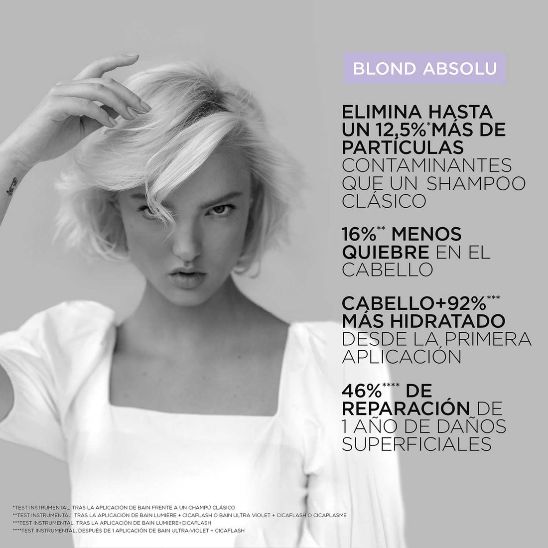 KÉRASTASE Blond Absolute Lumiere Illuminating Shampoo for Lightened, Highlighted and Grey Hair, Nourishes and Illuminates with Hyaluronic Acid, 2.71 Fl Oz