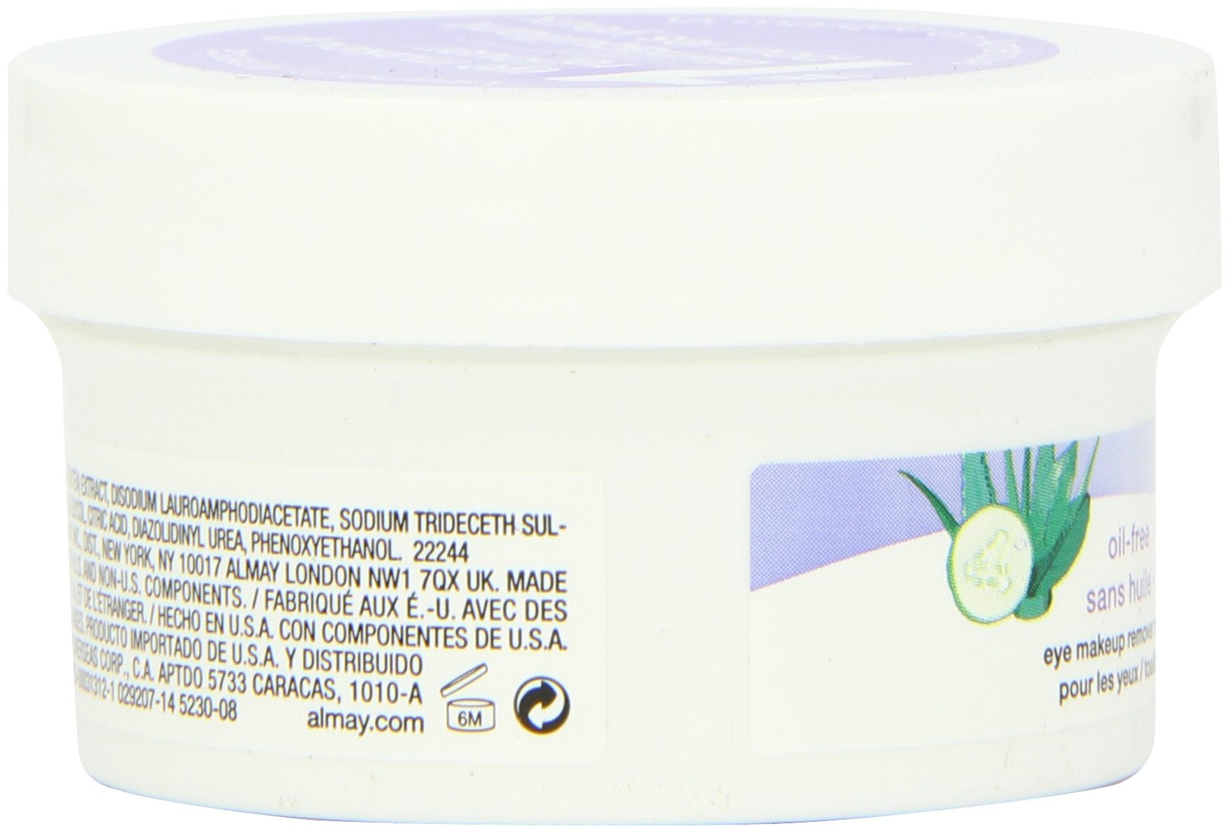 Almay Oil-Free Eye Makeup Remover Pads, 15 Count